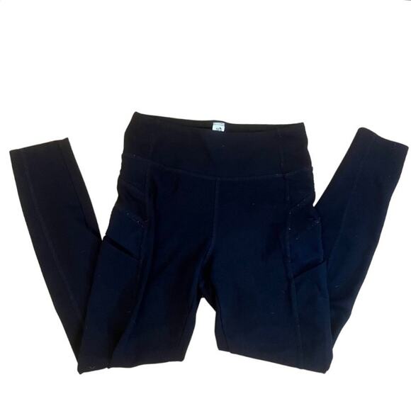 ATHLETIC COLLECTION Control Crop Active Leggings With Pockets - Picture 6 of 6